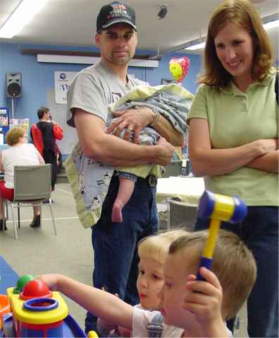 autism aside stood vendor educational parents enjoy toys explore special local children